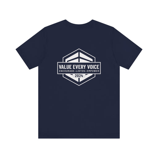 Construction Safety Week 2024 Front/Back Logo Unisex Short Sleeve Tee - makesafetyvisible.com