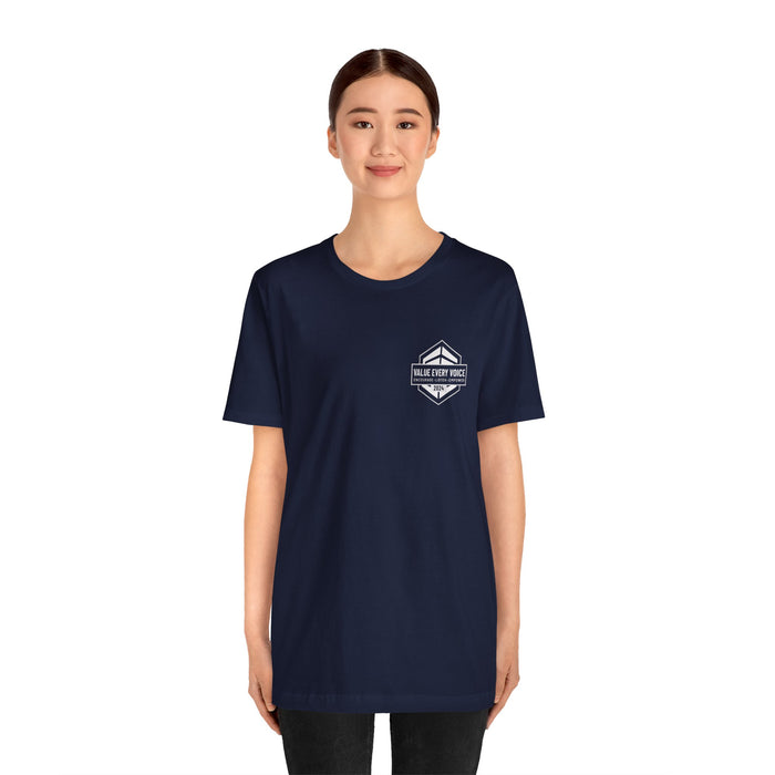 Construction Safety Week 2024 Front Logo Unisex Short Sleeve Tee