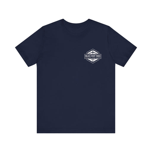 Construction Safety Week 2024 Front/Back Logo Unisex Short Sleeve Tee - makesafetyvisible.com