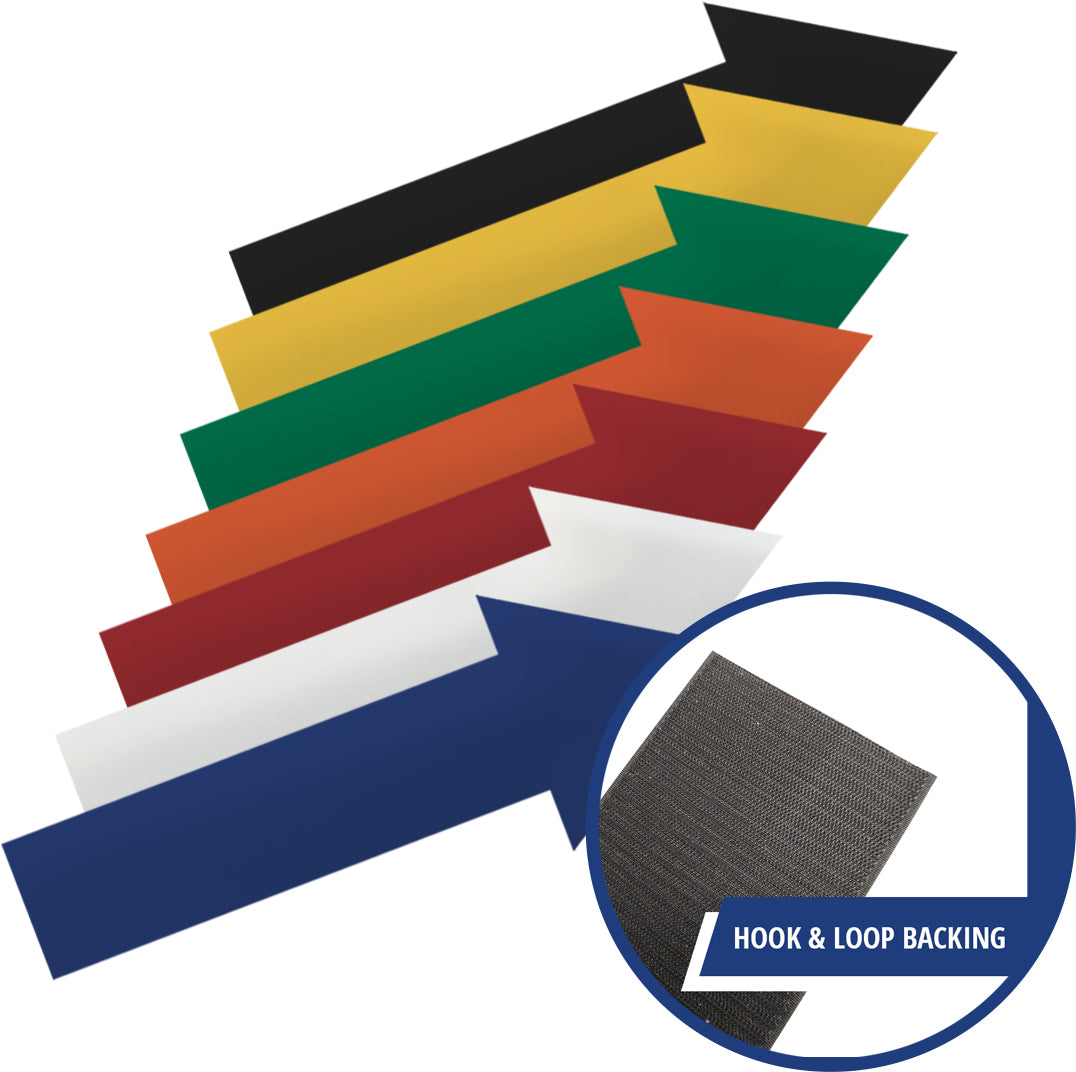 Carpet Marking Arrows, 4'' x 10'' —