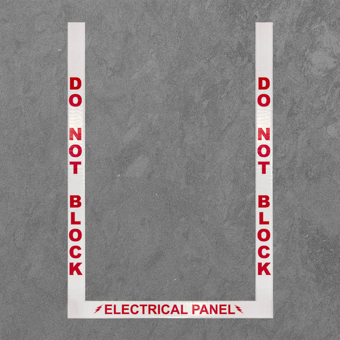 Superior Mark® Electrical Panel Border, 2'', (2) 36'' strips, (1) 24'' strip-Vinyl