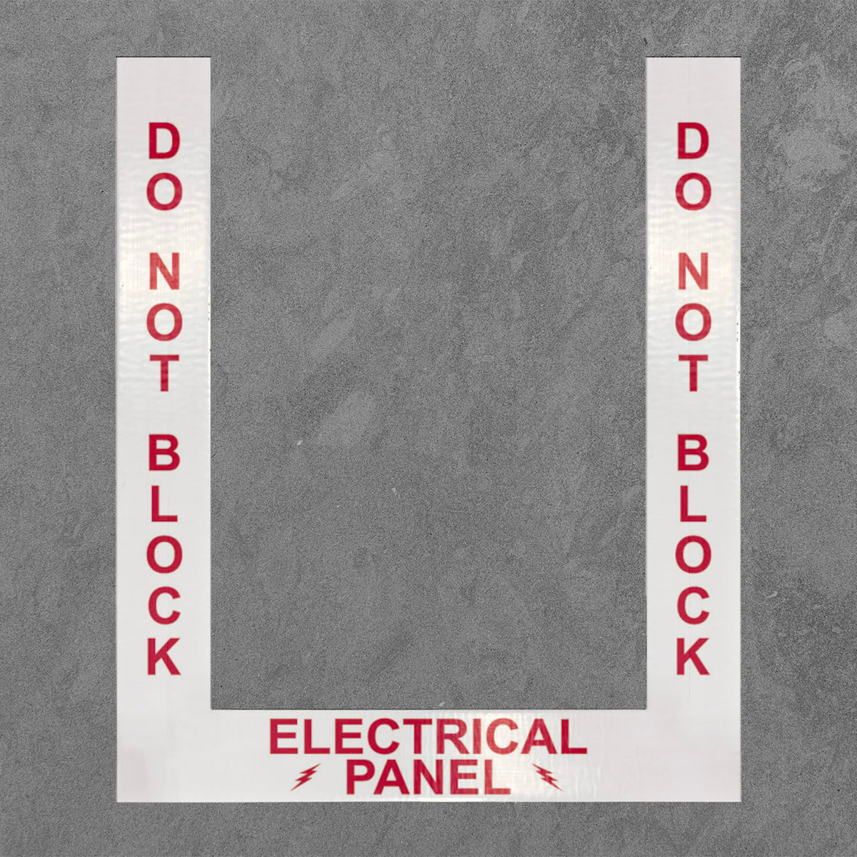 Superior Mark® Electrical Panel Border, 4'', (2) 36'' strips, (1) 24 ...