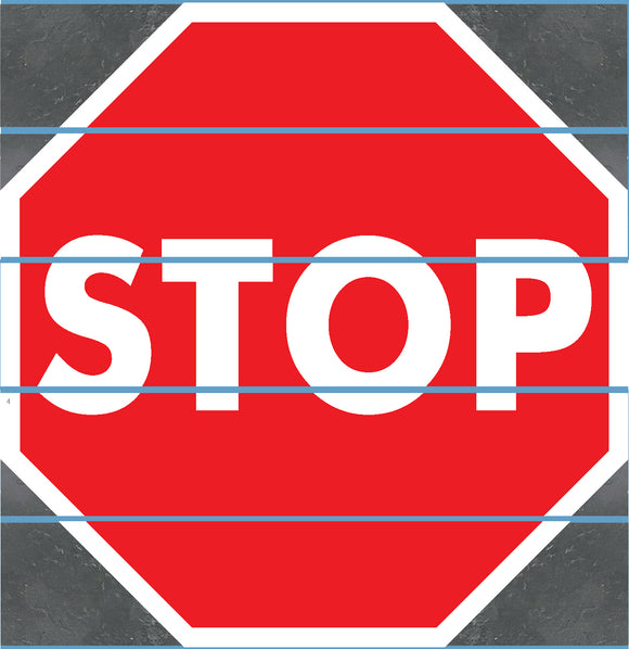 Floor Sign, Superior Mark,  Stop Sign, 20