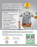 Recognizing a Suicidal Employee Poster. English and Spanish - makesafetyvisible.com