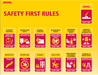 SAFETY FIRST RULES POSTER - makesafetyvisible.com
