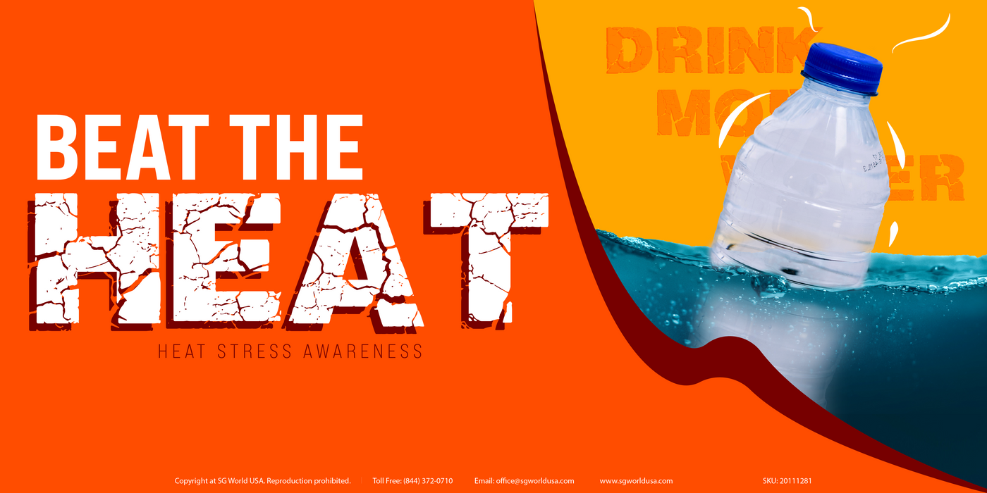 Heat Stress Awareness - Beat The Heat Banner