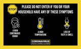 Virus Symptoms Banner | Various Sizes
