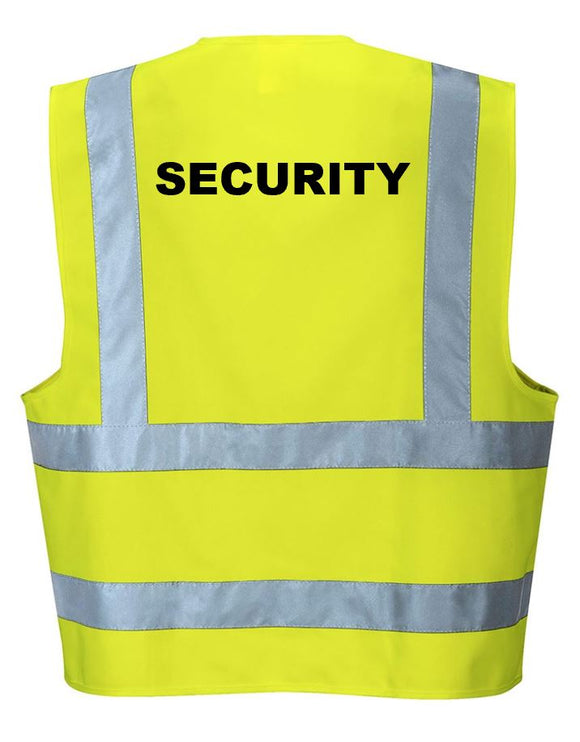 'Security' Pre-Printed Hi-Visibility Vest