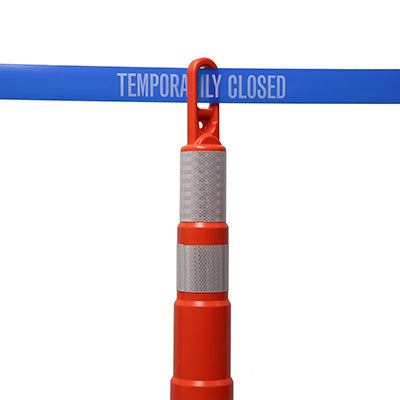 Temporarily Closed Barricade Tape - 3'' Wide x 1000' Long