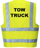'Tow Truck' Pre-Printed Hi-Visibility Vest
