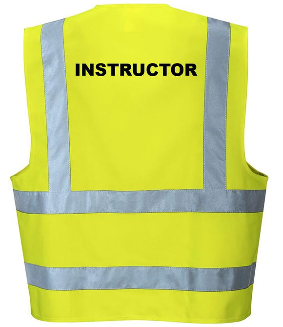 'Instructor' Pre-Printed Hi-Visibility Vest