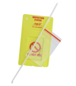 Ladder Inspection Tag Paddle (Checklist Booklet Not Included) - makesafetyvisible.com