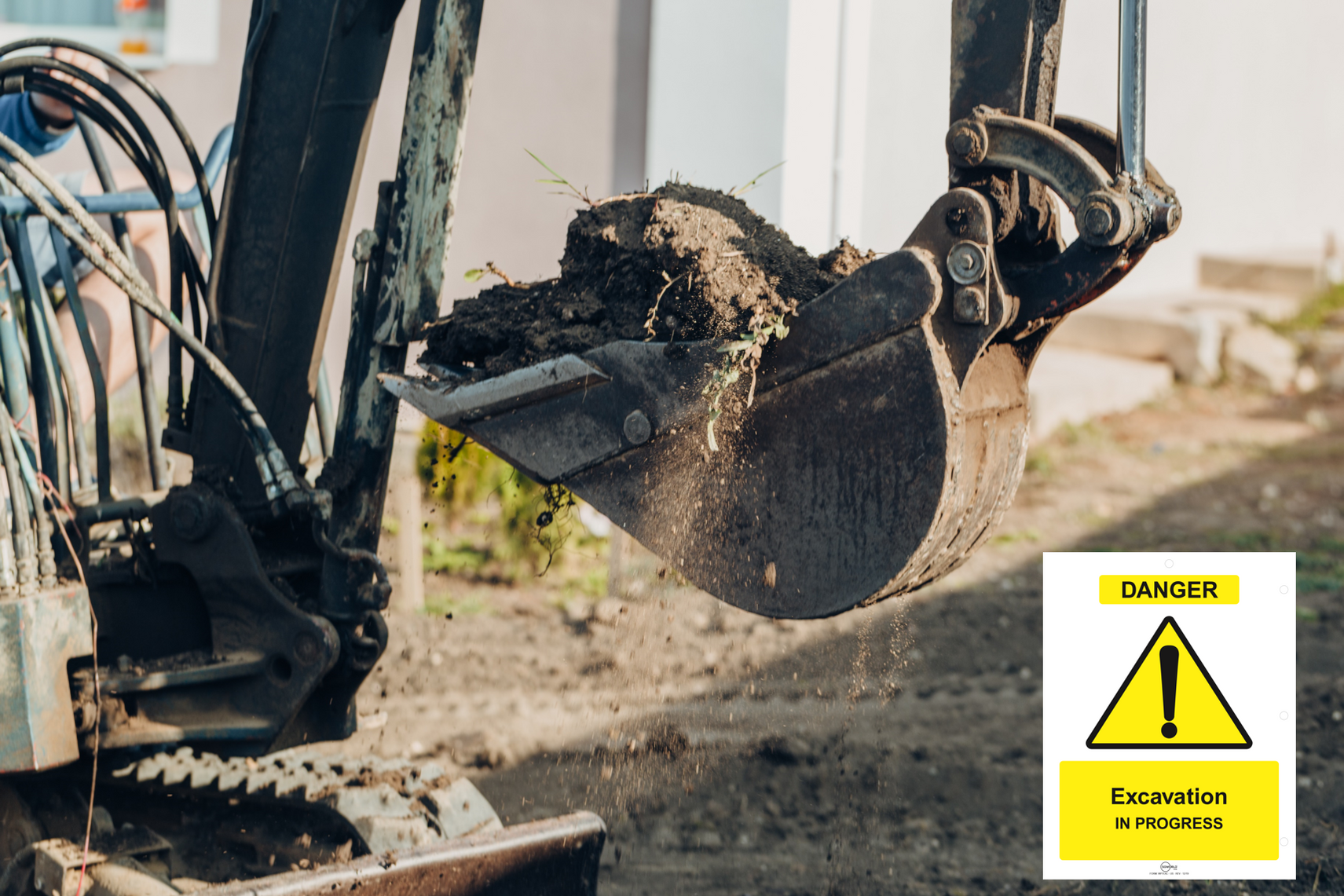 Permit Dig Sign Excavation Dig Permit: Pack of 5 — makesafetyvisible.com