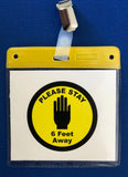 Social Distancing Badge (Kit) - makesafetyvisible.com