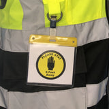 Social Distancing Badge (Kit) - makesafetyvisible.com