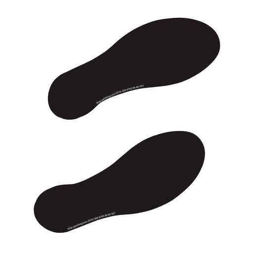 Floor Marking Footprints, 3.5" x 10" - makesafetyvisible.com