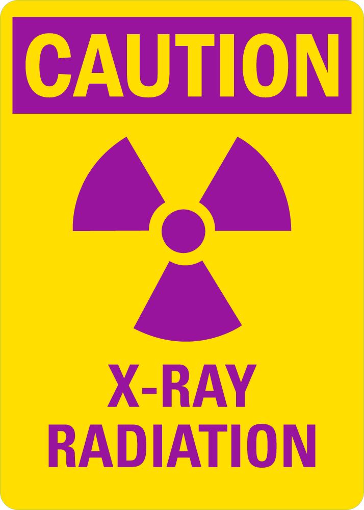 CAUTION X-Rays Radiation — makesafetyvisible.com