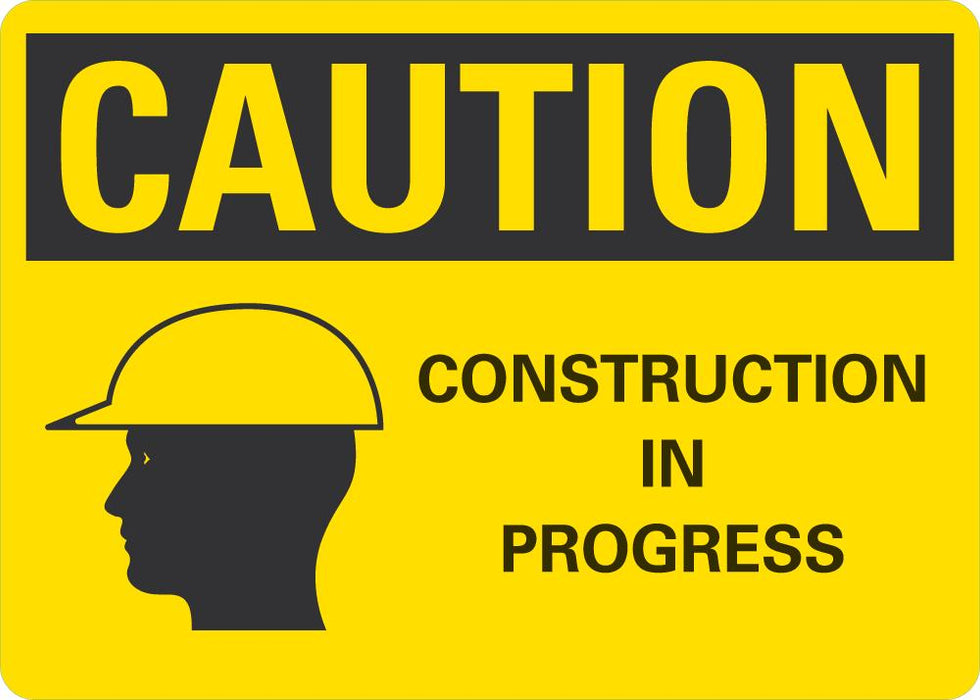 CAUTION Construction On Progress Sign