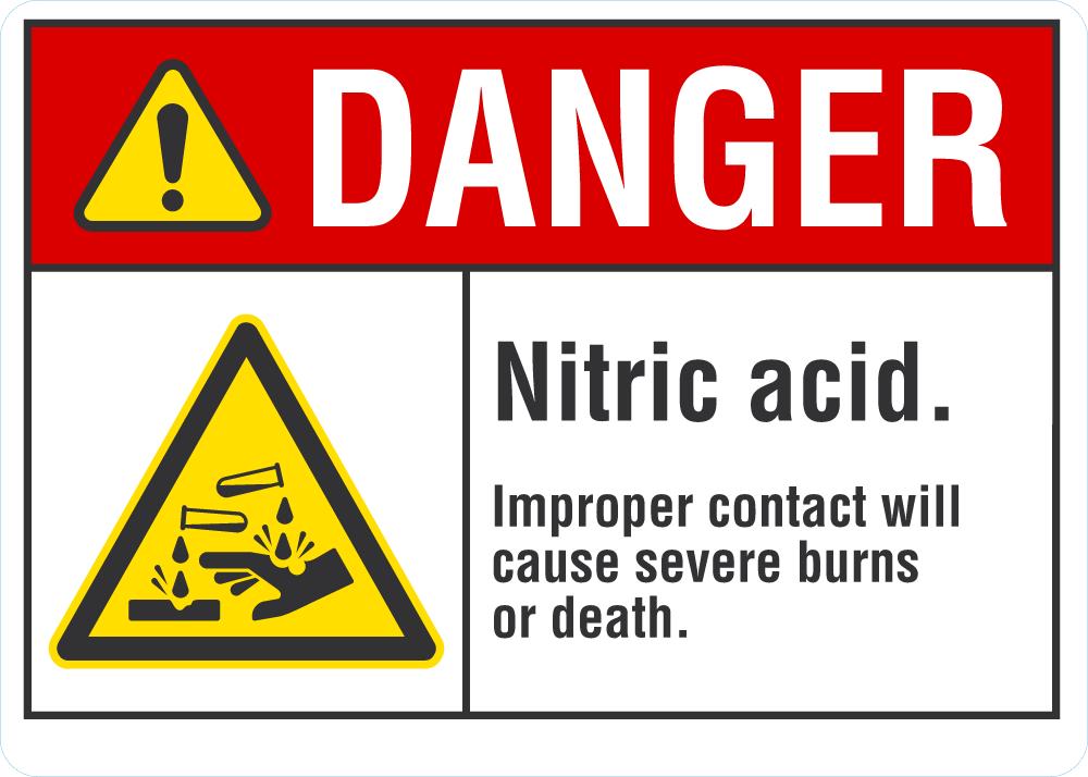 Nitric Acid Danger Reflective Label 5 In Height 7 In Width Reflecti   LCU4 0005 1200x857 