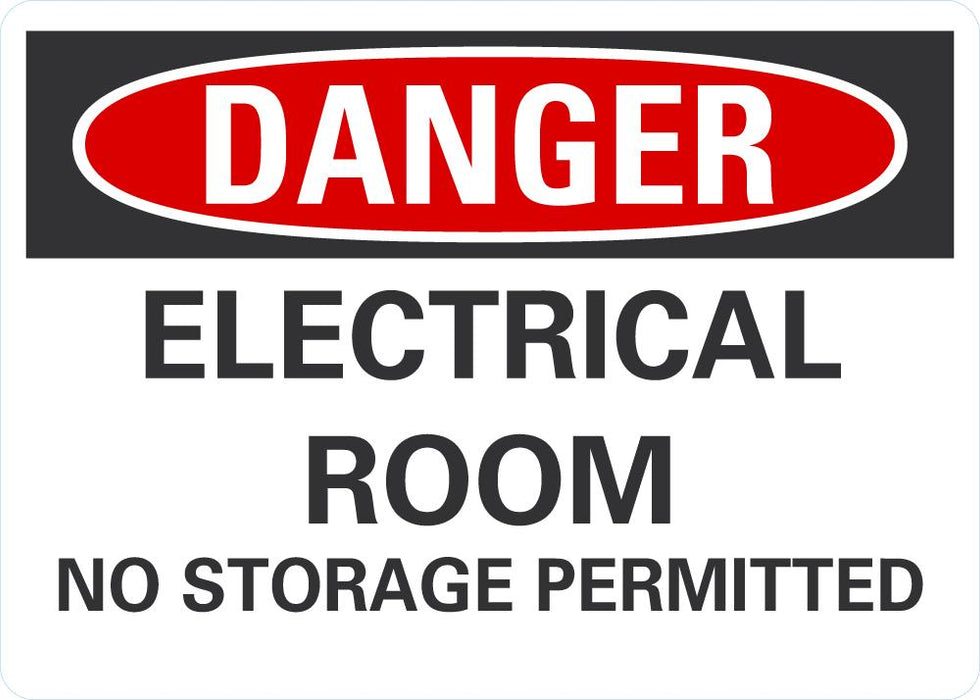 DANGER Electrical Room Sign