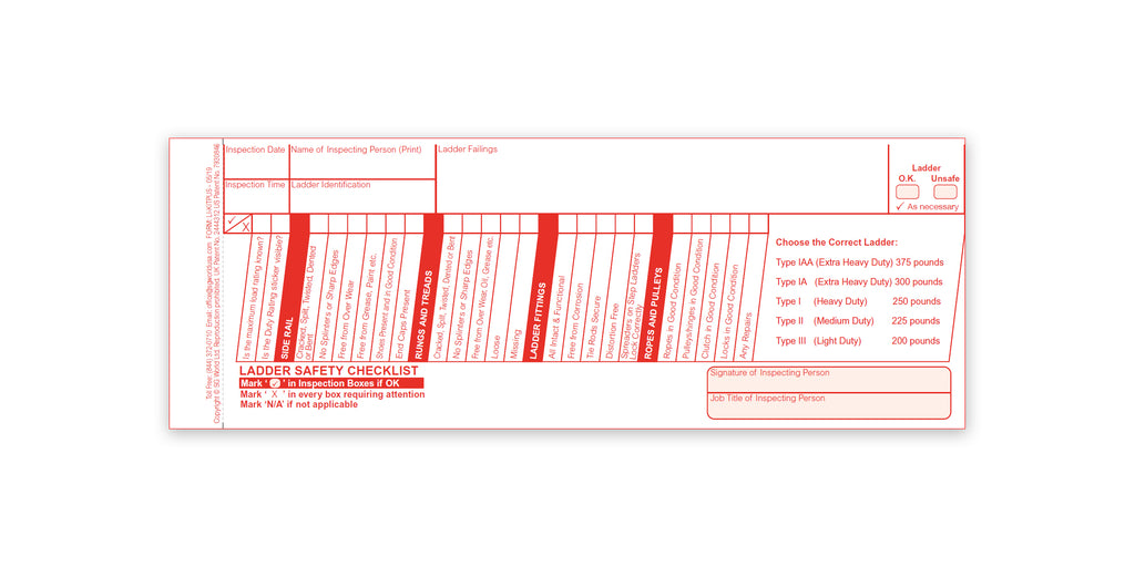Inspection Numbers File Inspection Checklists — makesafetyvisible.com