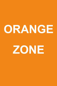 Zone Colors 12'' X 18'' Polystyrene Sign