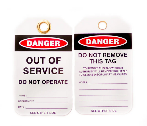Tag Out Card Lockout Tagout Tags — makesafetyvisible.com
