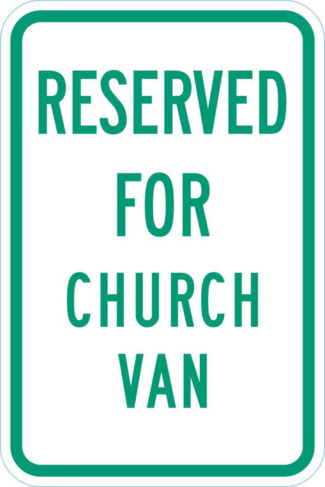 Church Parking Sign