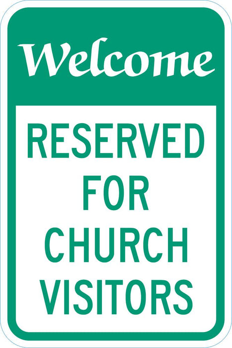 Church Parking Sign