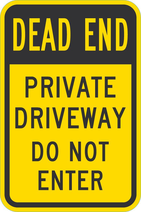 Private Drive & Road Traffic Sign