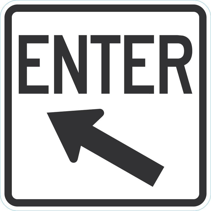 Enter Sign For Parking Lots