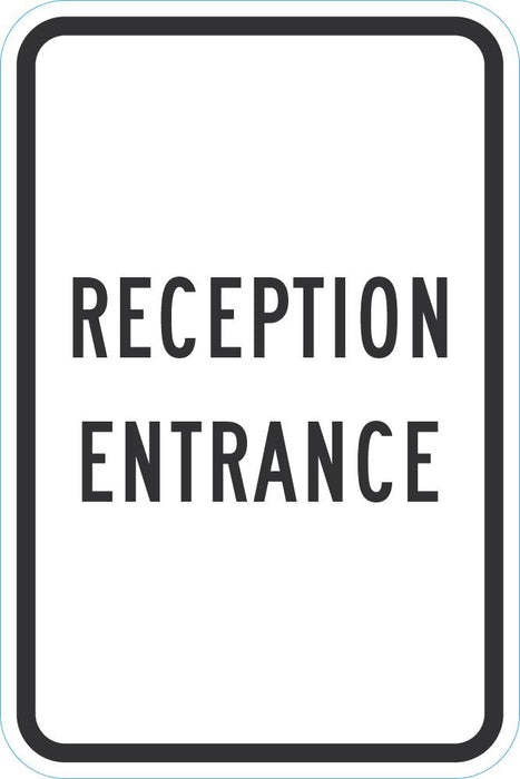 Reception Entrance Sign