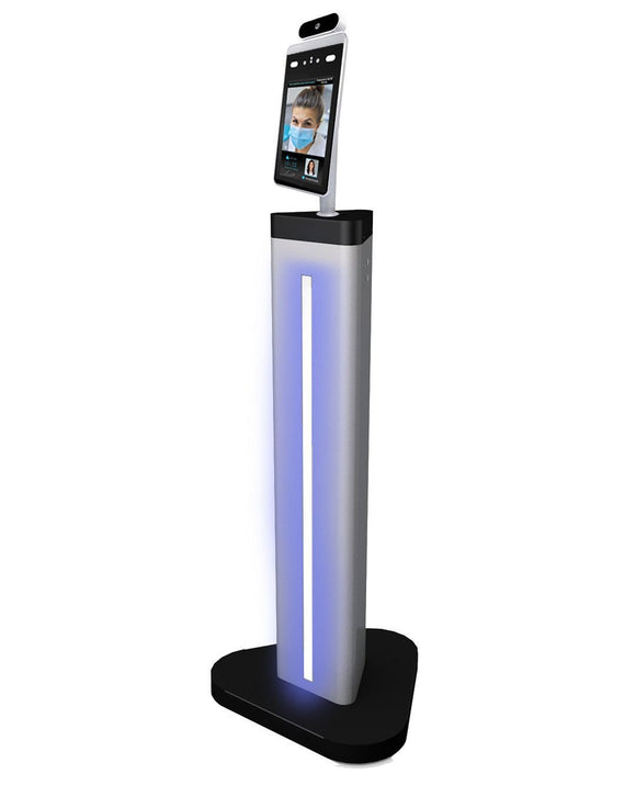 Temperature Scanning Kiosk with 2ft Stand