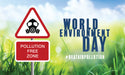 World Environment Day Banner - Pollution | 3' x 5' Horizontal - makesafetyvisible.com