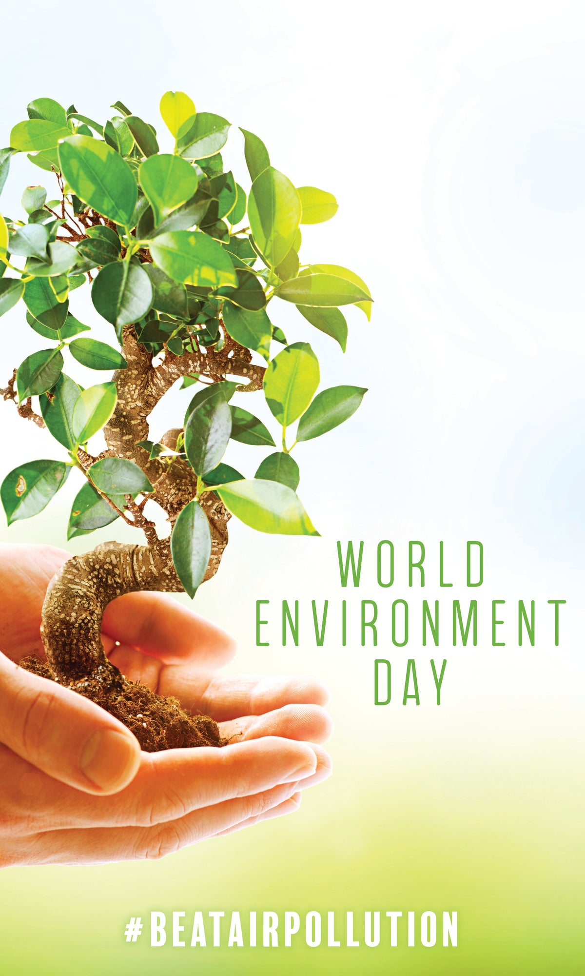 World Environment Day Banner - Plant in Hand | 3' x 5' Vertical ...