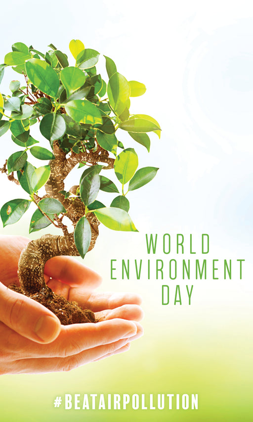 World Environment Day Banner - Plant in Hand | 3' x 5' Vertical - makesafetyvisible.com