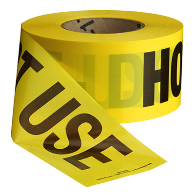 Do Not Use Barricade Tape - 3'' Wide x 500' Long